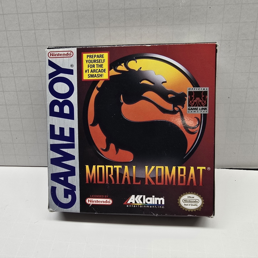 Mortal Kombat (Nintendo Game Boy, 1993) CIB W/Instruction Manual Complete "READ"